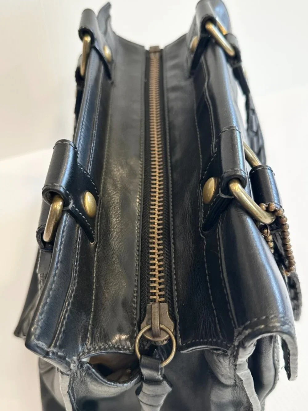 COACH Bleecker Legacy Tattersall Shopper with Matching Mini Pouch - Picture 8 of 16